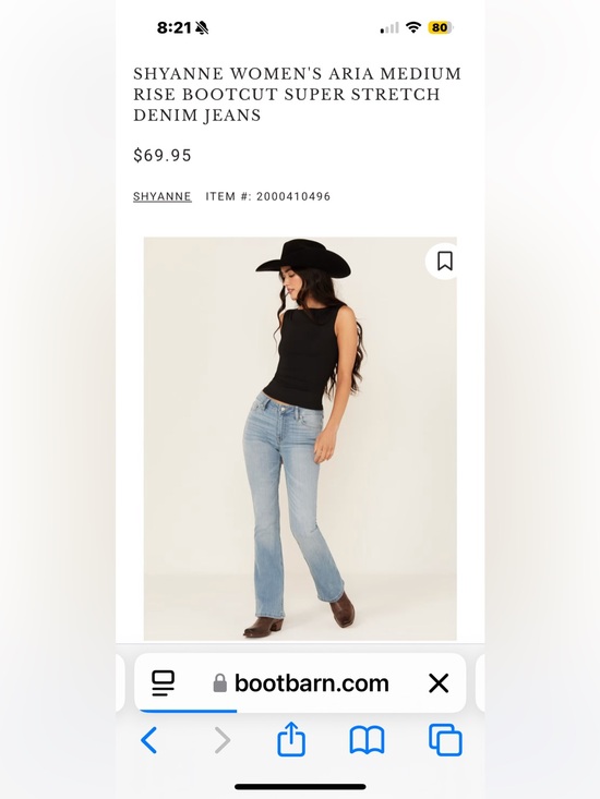Shyanne Denim - Shyanne Women's Aria Bootcut Jeans - Light Blue